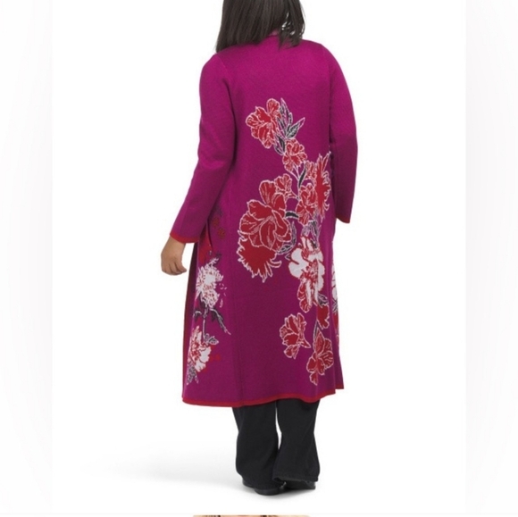 Badgley Mischka NWTs Floral Cardigan - Picture 6 of 8